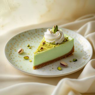 Cheesecake pistacho (porción)