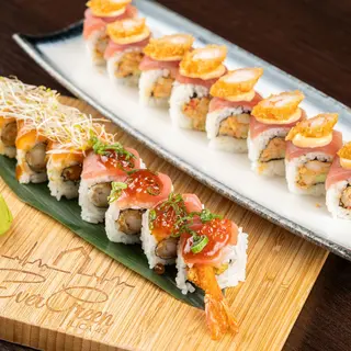 Evergreen menu + Gyoza (5 kom)