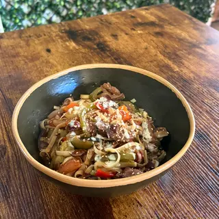 Noddles Thai de pollo