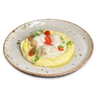 Парові курячі котлети з Сирним соусом (350г)