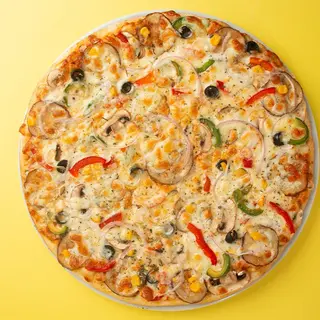 Pizza Tomate Y Berenjena Al Horno (32 cm.)
