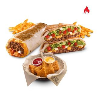 Para 2: Quesarito y Crunchywrap con Chicken Nachos