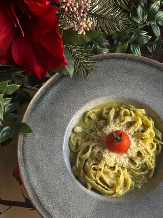 Tagliatelle pesto genovese
