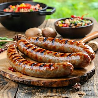 Sausage - 2 Pieces + Chips