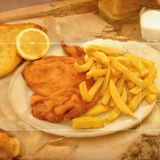 Pechuga de pollo empanada