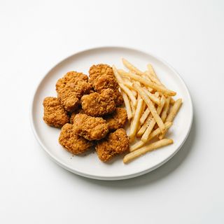 Nugguets Con Patatas Fritas (Ración)