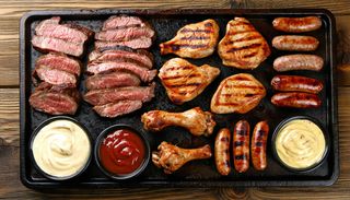 Platou de porc + pui la gratar ( 4 pers)