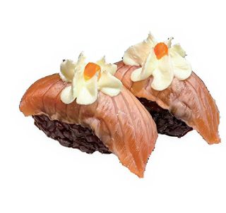 3A.Nigiri Black De Salmón Flambeado (2 Pzs.)