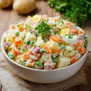 Salade Russe Au Jambon