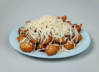 171. Пиле с кашкавал