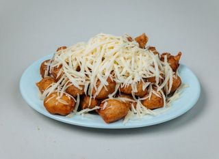 171. Пиле с кашкавал