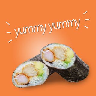 Sushi burrito yummy-yummy