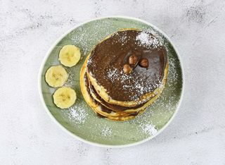 Pancake Nutella Et Fruits Secs