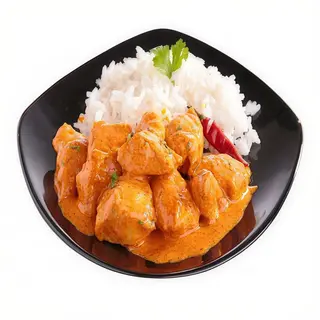 Curry De Pollo Con Arroz Bastami