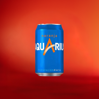 Aquarius Naranja lata 330ml.