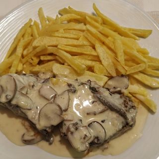  Entrecot de ternera a la panna