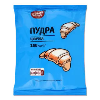 Пудра цукрова «Повна Чаша» (250г)
