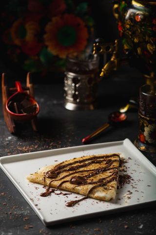 ბლინი შოკოლადით