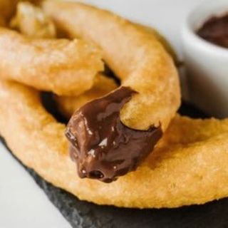 Porra Cubierta De Chocolate