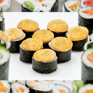 Ролл с крабом запеченный (10 шт.)