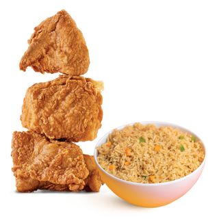 Roti Rice Combo - 3 Piecer + Roti Rice