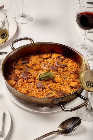 Arroz con setas y butifarra (Para 2 Personas)