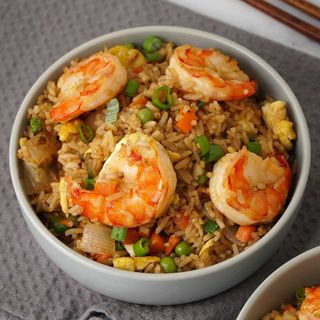 Shrimps Fried Rice With Fish/Prawns