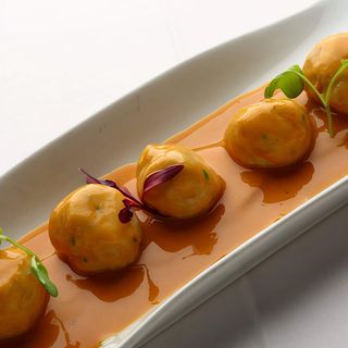 Albóndigas de Merluza en Salsa Americana