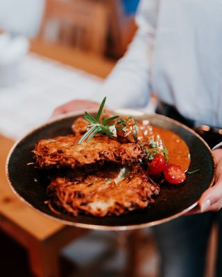 Placki ziemniaczane po węgiersku