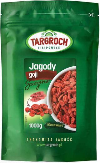 Jagody goji suszone 1000g Targroch