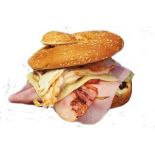 Pechuguito Con Bacon, Queso Y Huevo