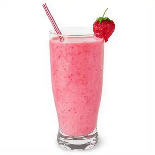 Batido De Yogur Con Kiwi Y Fresa