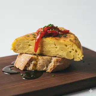 Tapa De Pintxo Tortilla Patatas
