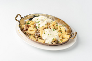 Паста с цыпленком и грибами