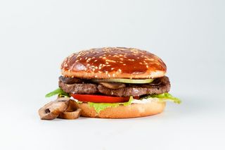 Грибной бургер