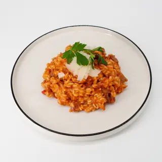 Risotto con Bocconcini di manzo