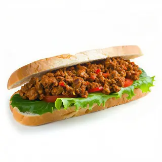 bocadillo de carne picada