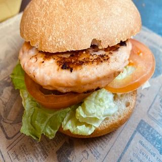 Hamburguesa: Salmón