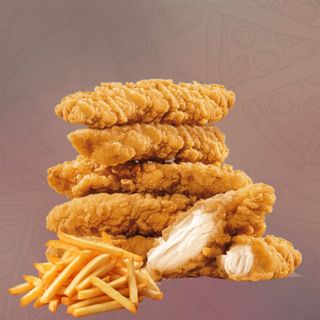 Crispy pollo con Patatas 