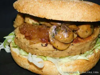 Hamburguesa shitake