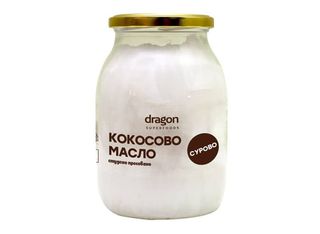 Био кокосово масло, студено пресовано, Dragon Superfoods (1L)