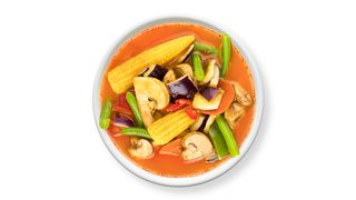 Red curry z krewetkami