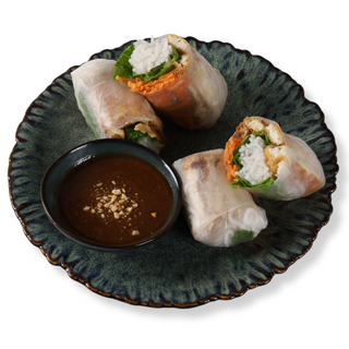 Rollo fresco de tofu (vegetariano y vegano)