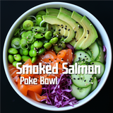 Smoked Salmon Poke Bowl - Поке пушена сьомга 