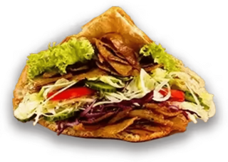 Kebab Samo Mięso w bułce średni