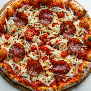 P 16 Peperoni e salamino