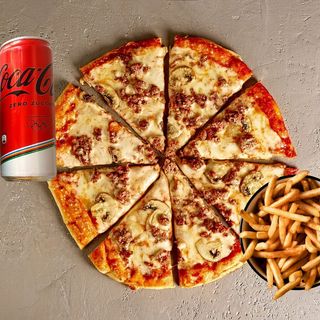 Combo Salsizza and Mushroom