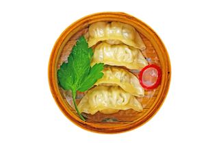 527. Chicken gyoza al vapore