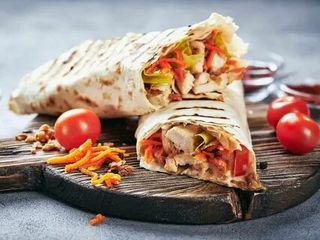 Шаурма куриная запеченная