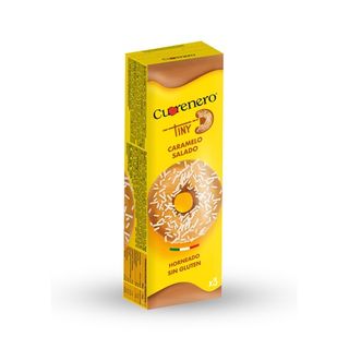 Donuts Sabor Caramelo Salado Sin Gluten Tiny, Caja 111 G